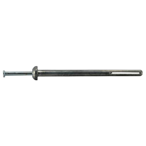Midwest Fastener Nail Drive Anchor, 1/4" Dia., 4" L, Steel Zinc Plated, 100 PK 53271 - main